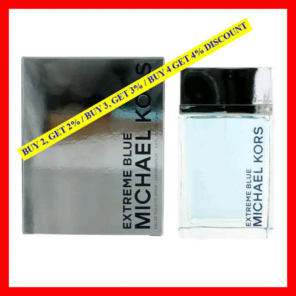 Extreme Blue By Michael Kors 4 Oz Eau De Toilette Spray For Men