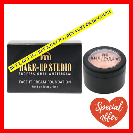 Face It Cream Foundation - Oriental By Make-Up Studio For Women 0.68 Oz