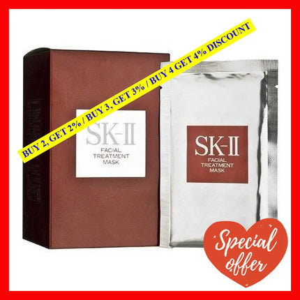 Facial Treatment Mask By Sk-Ii For Unisex - 10 Pcs