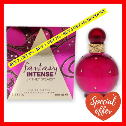 Fantasy Intense By Britney Spears For Women - 3.3 Oz Edp Spray