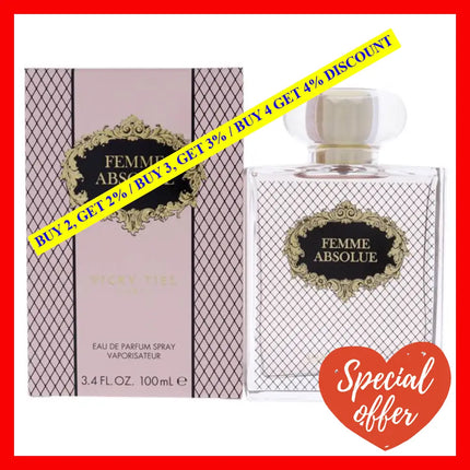 Femme Absolue By Vicky Tiel For Women - 3.4 Oz Edp Spray