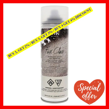 First Class Charcoal Detox Dry Shampoo By Igk For Unisex - 6.3 Oz Shampo