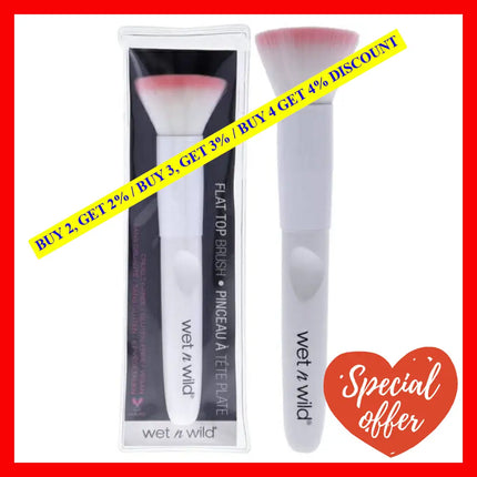 Flat Top Brush By Wet N Wild For Women - 1 Pc