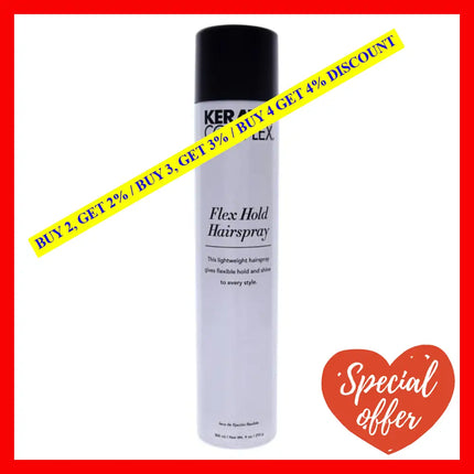 Flex Hold Hairspray By Keratin Complex For Unisex - 9 Oz