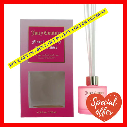 Floral Fantasy By Juicy Couture 4 Oz Reed Diffuser