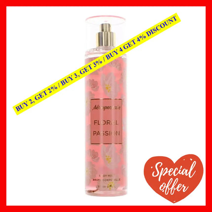 Floral Passion By Aeropostale 8 Oz Body Mist For Women