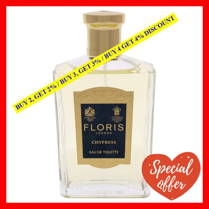 Floris Chypress By London For Women - 3.4 Oz Edt Spray (Tester)