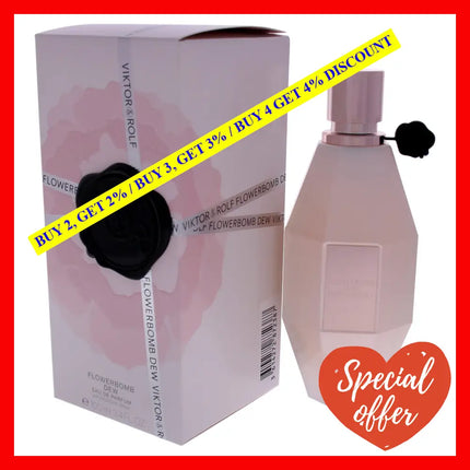 Flowerbomb Dew By Viktor And Rolf For Women - 3.4 Oz Edp Spray