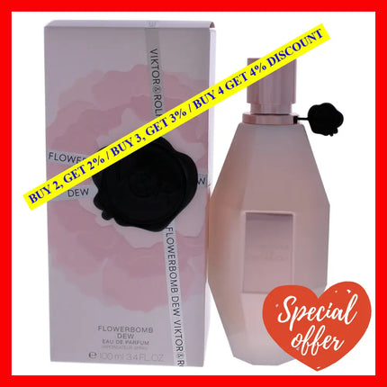 Flowerbomb Dew By Viktor And Rolf For Women - 3.4 Oz Edp Spray