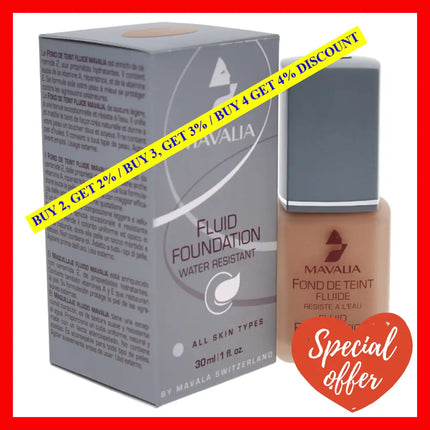 Fluid Foundation - # 02 Beige-Rose By Mavala For Women 1 Oz