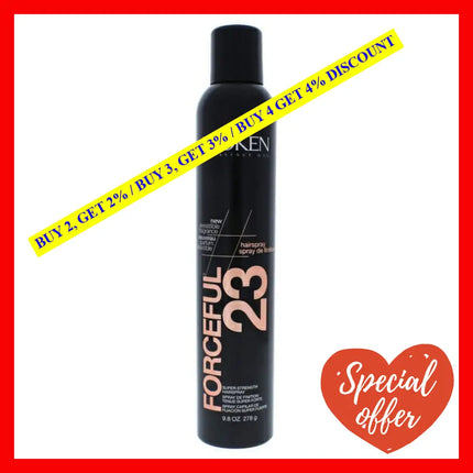 Forceful 23 Super Strength Finishing Spray By Redken For Unisex - 9.8 Oz Hair