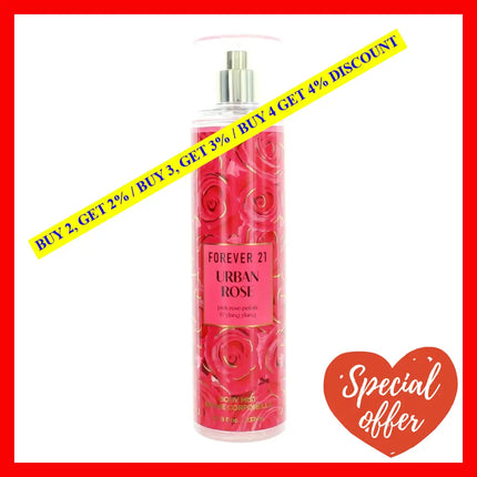 Forever 21 Urban Rose By 8 Oz Body Mist For Women