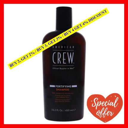 Fortifying Shampoo By American Crew For Men - 15.2 Oz