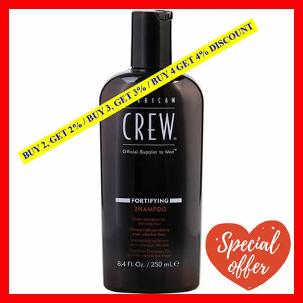 Fortifying Shampoo By American Crew For Men - 8.4 Oz