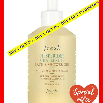 Fresh Hesperides Grapefruit Bath Shower Gel 300Ml With Pump