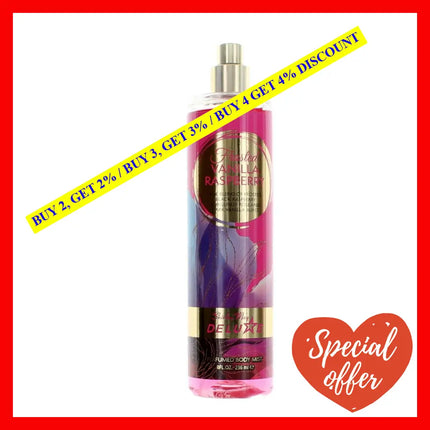 Frosted Vanilla Raspberry By Shirley May Deluxe 8 Oz Perfumed Body Mist For Women