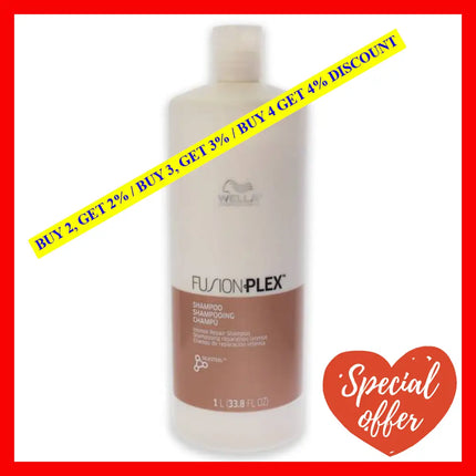 Fusion Intense Repair Shampoo By Wella For Unisex - 33.8 Oz