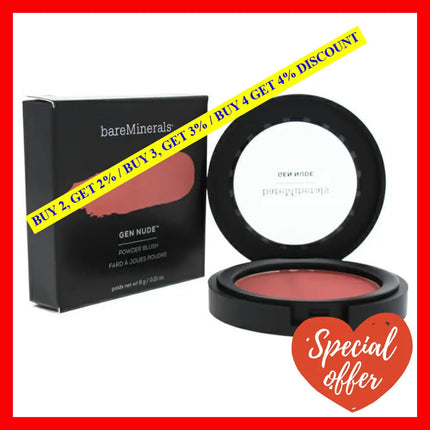 Gen Nude Powder Blush - Strike A Rose By Bareminerals For Women 0.21 Oz