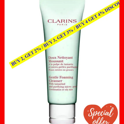 Gentle Foaming Cleanser With Tamarind And Purifying Micro Pearls By Clarins For Unisex - 4.4 Oz