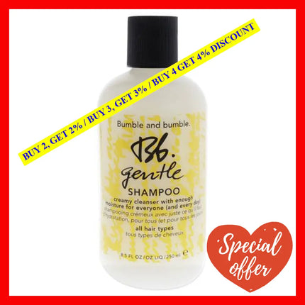 Gentle Shampoo By Bumble And For Unisex - 8.5 Oz