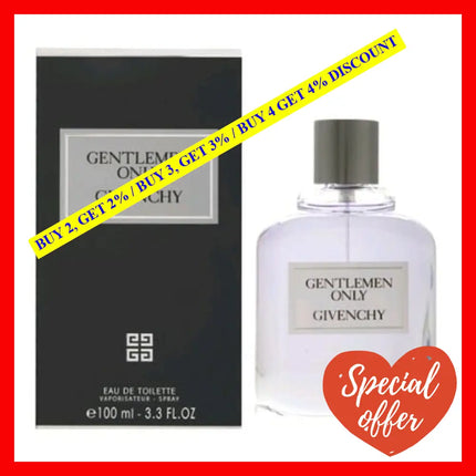 Gentlemen Only By Givenchy 3.3 Oz Eau De Toilette Spray For Men