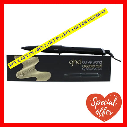 Ghd Curve Creative Curl Wand - Model Ctwa22 Black By For Unisex 1 Inch Curling Iron