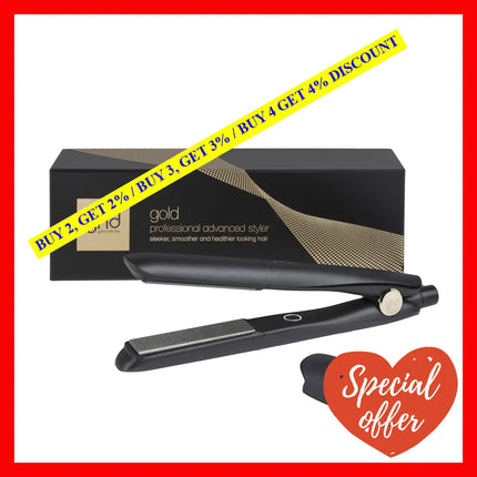 Ghd Gold Professional Styler Flat Iron - Black By For Unisex 1 Inch