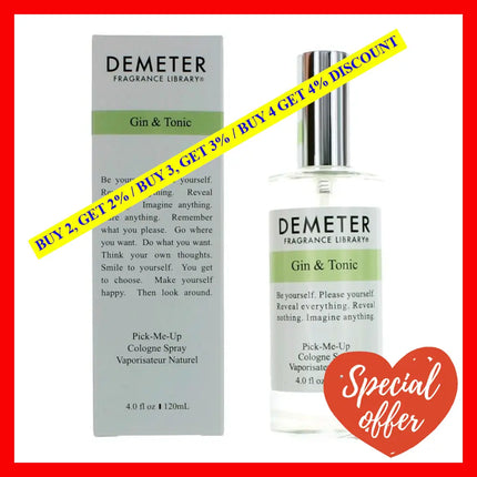 Gin & Tonic By Demeter 4 Oz Cologne Spray For Unisex