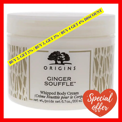 Ginger Souffle Whipped Body Cream By Origins For Unisex - 6.7 Oz