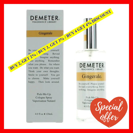 Gingerale By Demeter 4 Oz Cologne Spray For Women