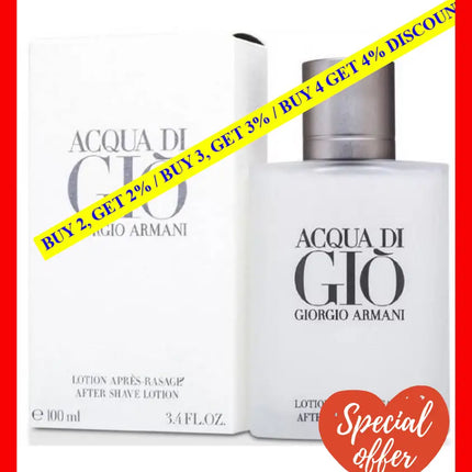 Giorgio Armani Acqua Di Gio After Shave Lotion 100 Ml For Men (3360372058885)