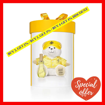 Giorgio Yellow 2 Pcs Set: 3 Oz Sp + Bear