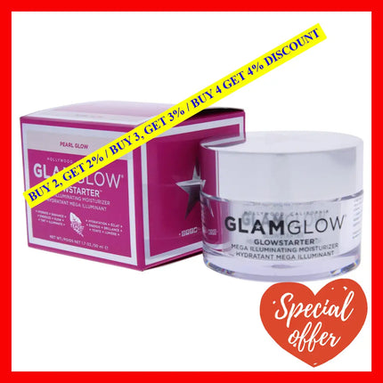 Glamglow Glow Starter Mega Illuminating Moisturizer Pearl 1.7 Ounce