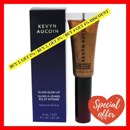 Glass Glow Lip Gloss - Spectrum Bronze By Kevyn Aucoin For Women 0.27 Oz