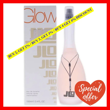 Glow By Jennifer Lopez For Women - 3.4 Oz Edt Spray