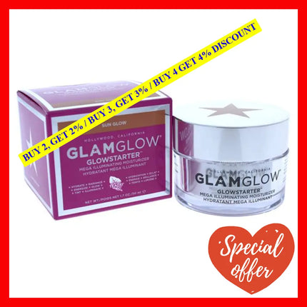 Glowstarter Mega Illuminating Moisturizer - Sun Glow By Glamglow For Unisex 1.7 Oz