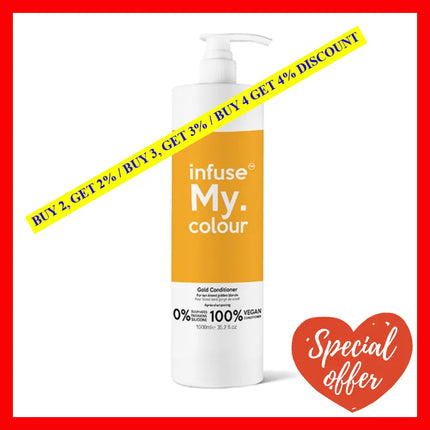 Gold Conditioner By Infuse My Colour For Unisex - 35.2 Oz