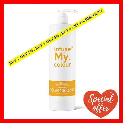 Gold Shampoo By Infuse My Colour For Unisex - 35.2 Oz