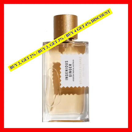 Goldfield And Banks Ingenious Ginger 3.4 Oz / 10 0Mland Pure Parfum Unisex 100 Ml