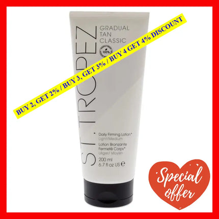 Gradual Tan Classic Daily Firming Lotion - Light-Medium By St. Tropez For Unisex 6.7 Oz