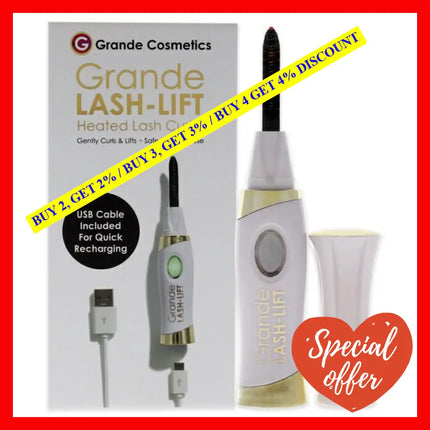 Grandelash-Lift Heated Lash Curler By Grande Cosmetics For Women - 1 Pc