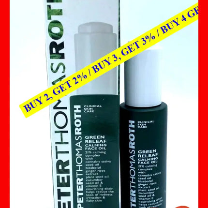 Green Releaf Calming Face Oil By Peter Thomas Roth For Women - 1 Oz