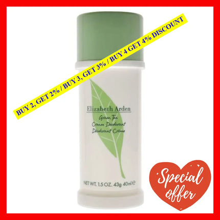 Green Tea By Elizabeth Arden For Women - 1.5 Oz Cream Deodorant