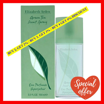 Green Tea By Elizabeth Arden For Women - 3.3 Oz Scent Spray