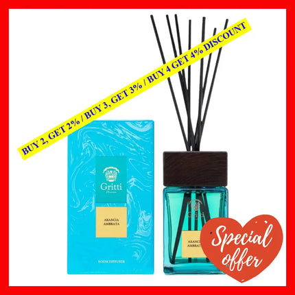 Gritti Arancia Ambrata 8.5 Oz / 250 Ml Room Diffuser