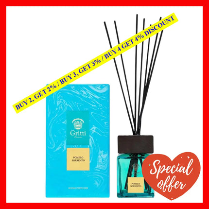 Gritti Pomelo Sorrento 17 Oz / 500 Ml Room Diffuser