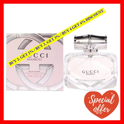 Gucci Bamboo By For Women - 2.5 Oz Edt Spray