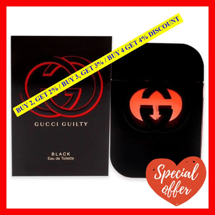 Gucci Guilty Black By For Women - 2.5 Oz Edt Spray