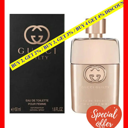 Gucci Ladies Guilty Pour Femme Edp Spray 50Ml - 3614227758117