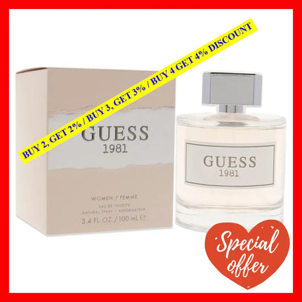 Guess 1981 By For Women - 3.4 Oz Edt Spray